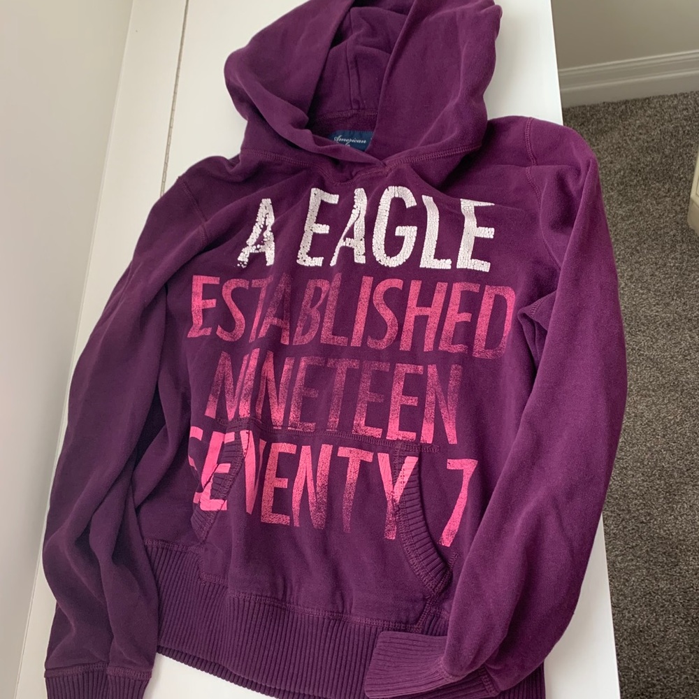 Purple American Eagle Hoodie XL